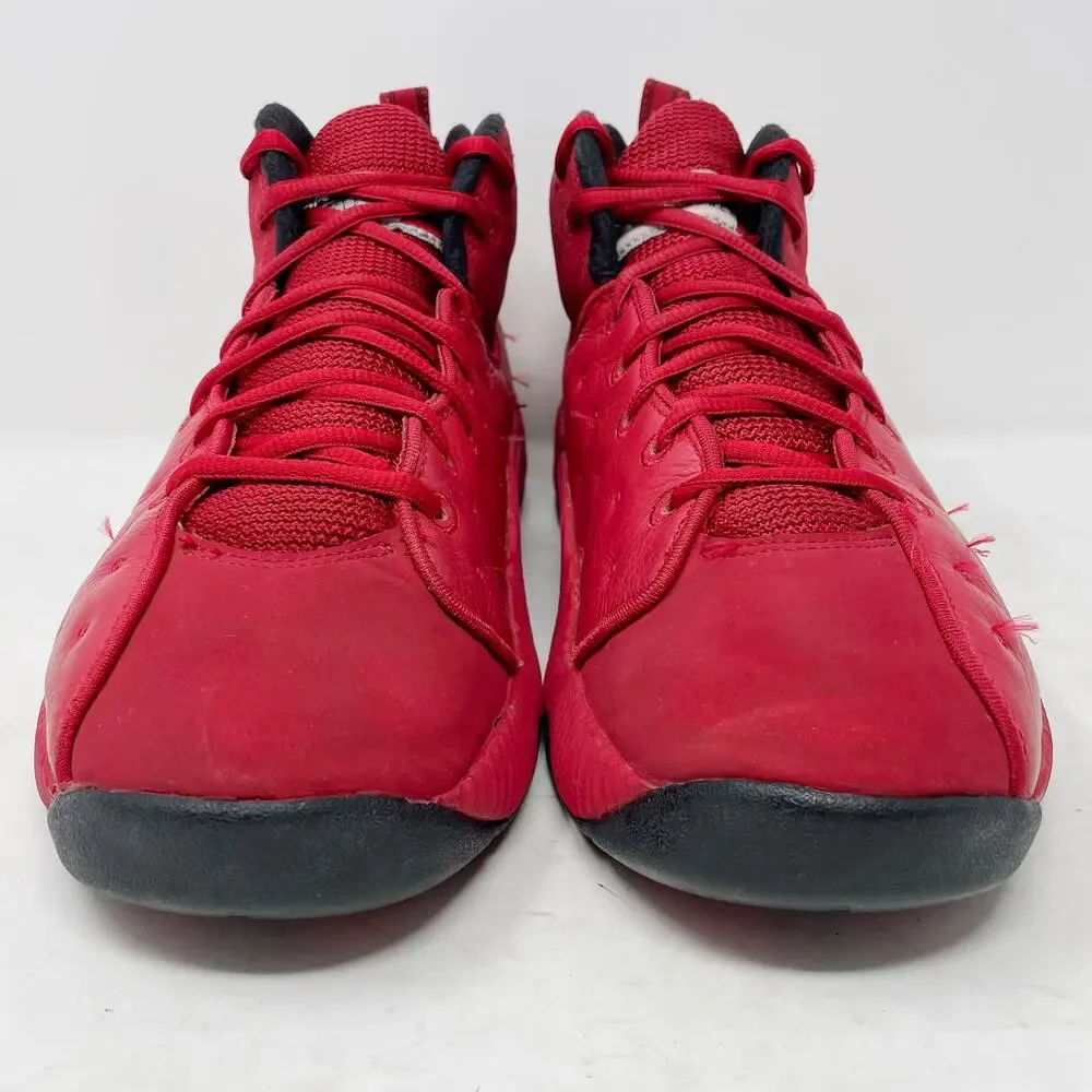 Jordan Red Leather Jumpman II Mid Gym Basketball Shoes Mens Size 8 2015
